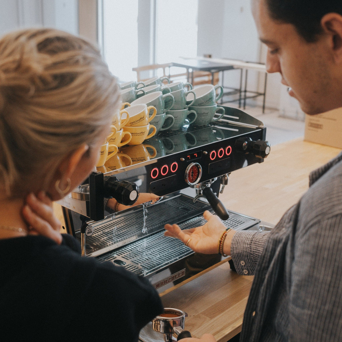 Barista Beginner Workshop Einführung an der Siebträgermaschine