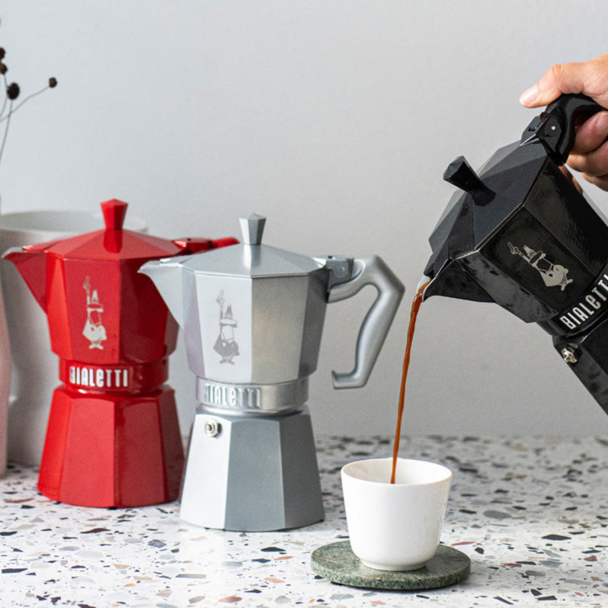 Bialetti Exclusive Moka Express schwarz, Espressokocher