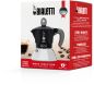 Bialetti Moka Induktion, Schwarz, Espressokocher mit Bi-Layer-Kessel