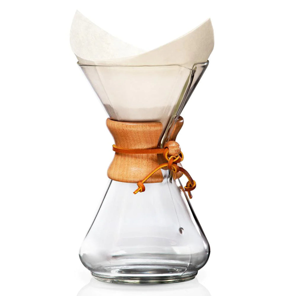 Chemex Filterpapier in Chemex Kaffeebrüher