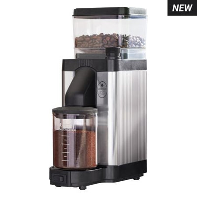 Moccamaster Kaffeemühle silber