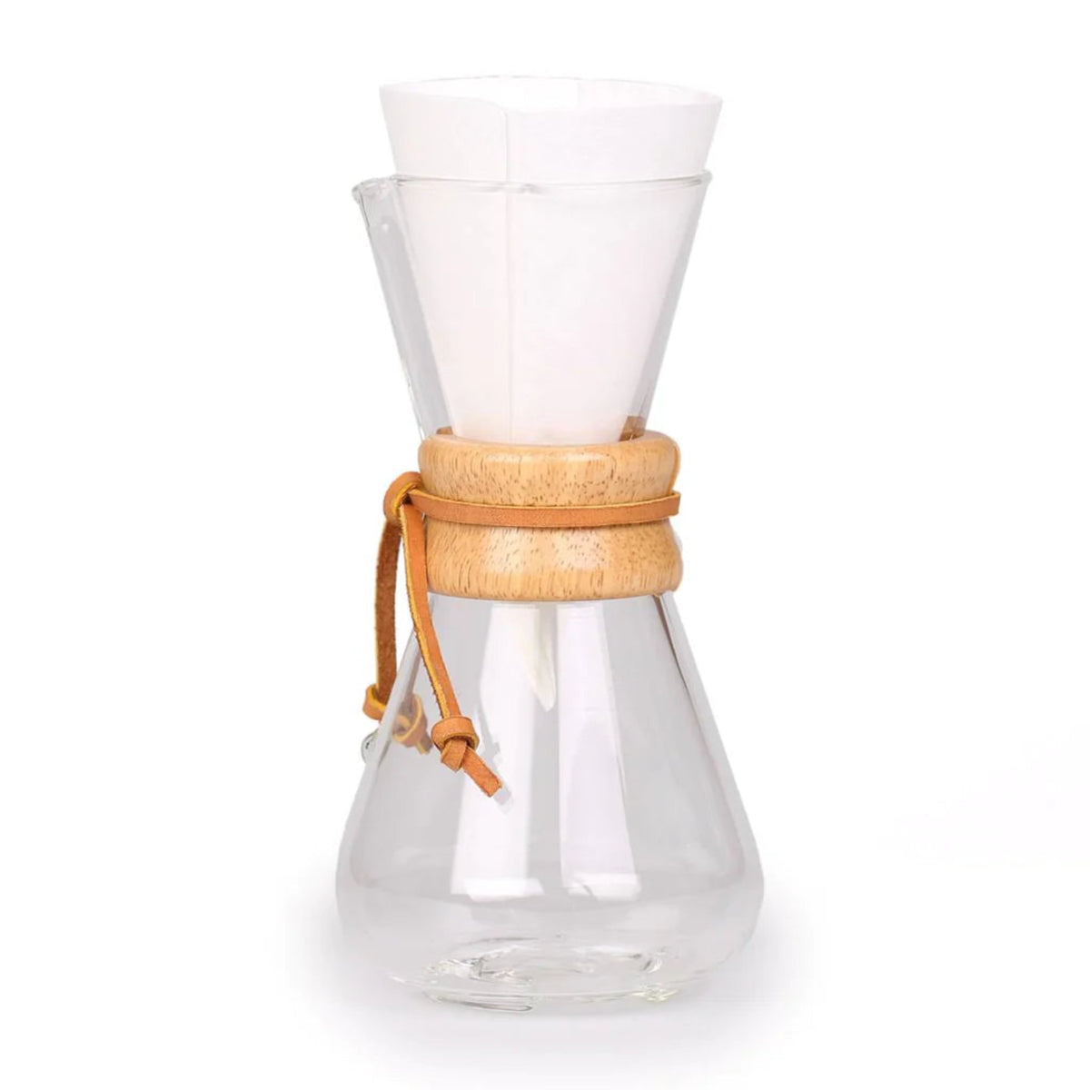 Chemex Filterpapier in Chemex Kaffeebrüher