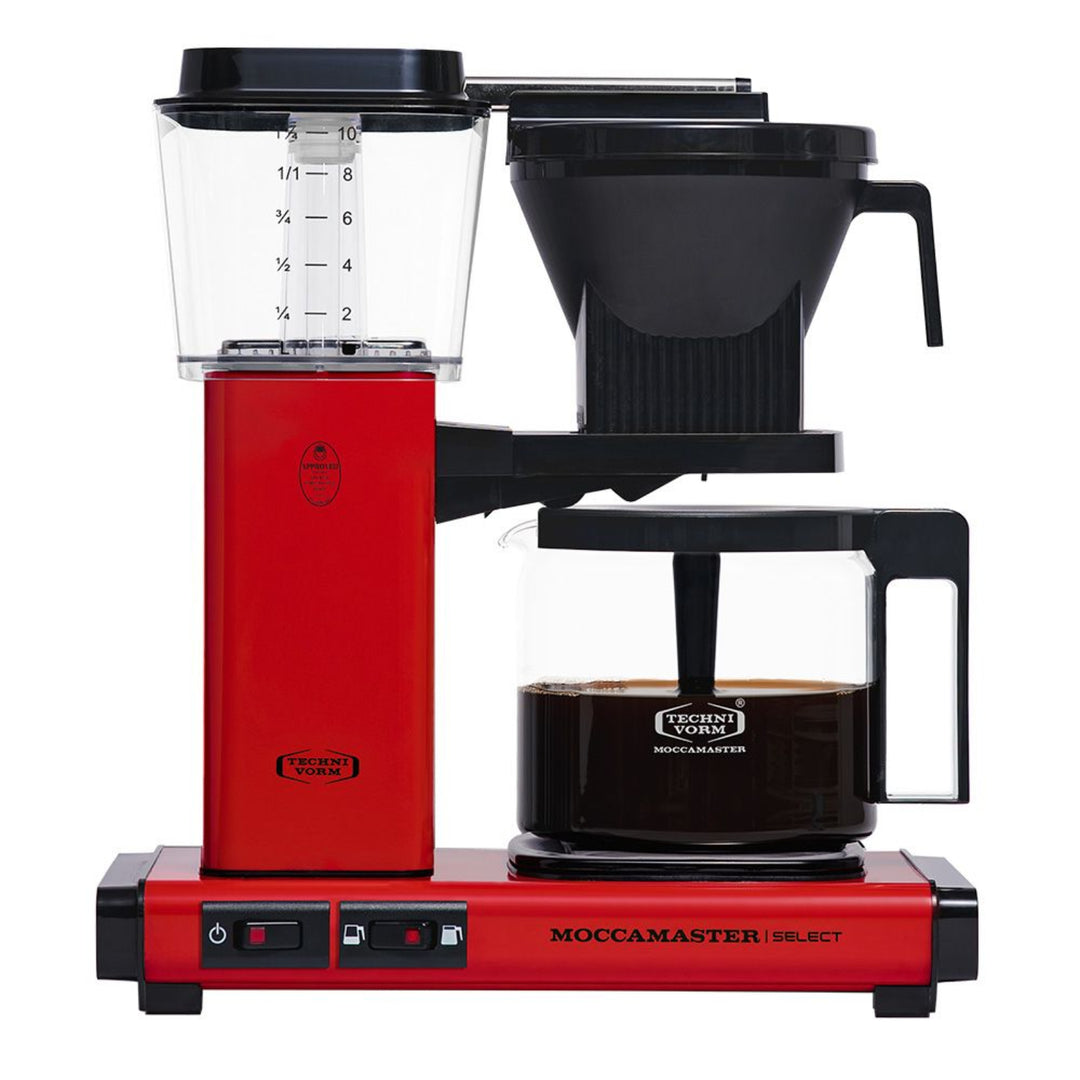 モカマスター KBG SELECT レッド 4～10杯用 コーヒーメーカー Moccamaster KBG Select – Perfekte Filterkaffeemaschine mit