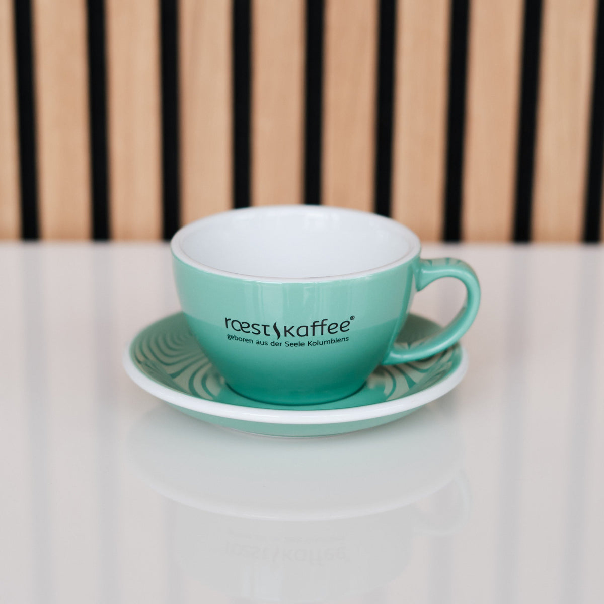 roestkaffee Tasse Cappuccino blau